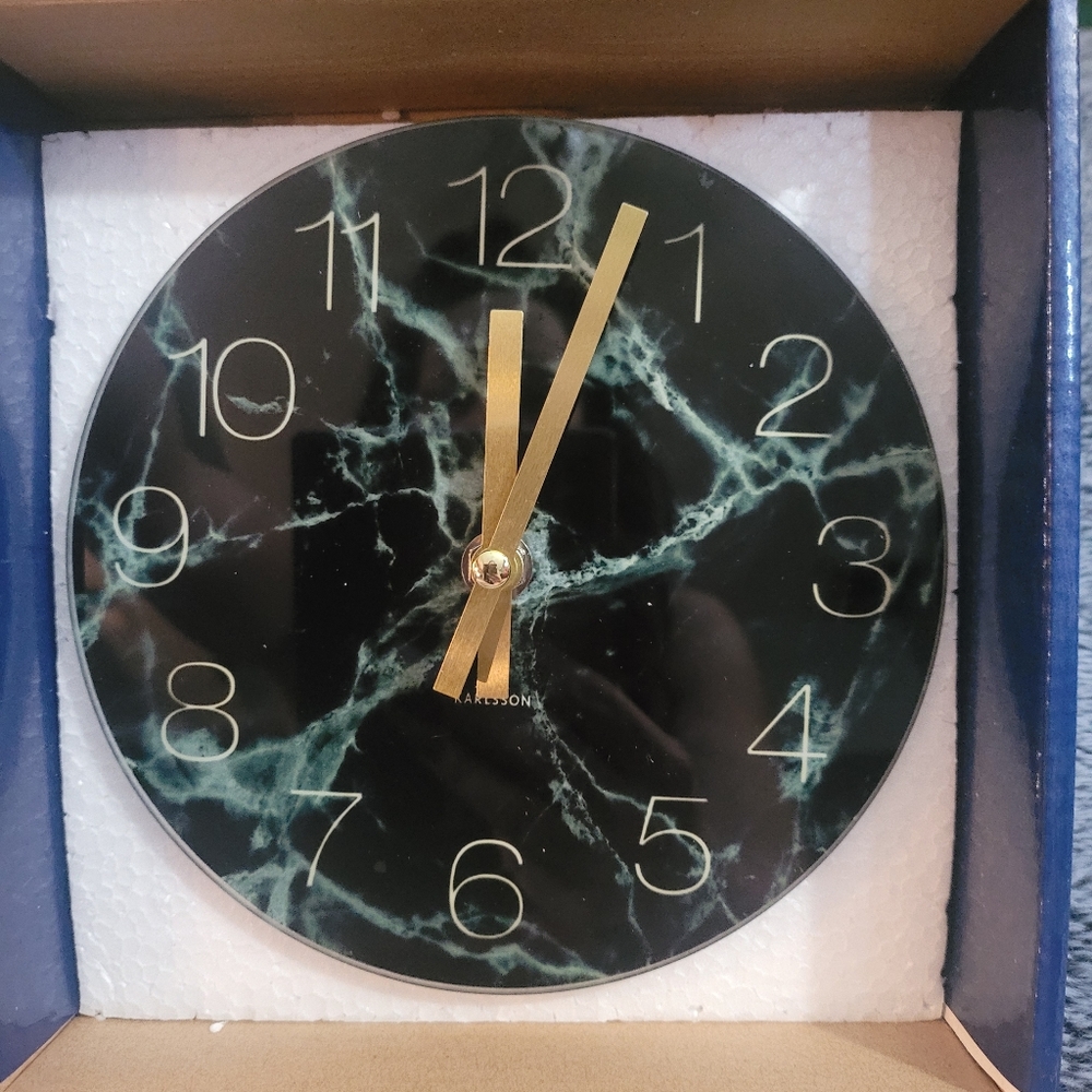 Marble Wall Clock